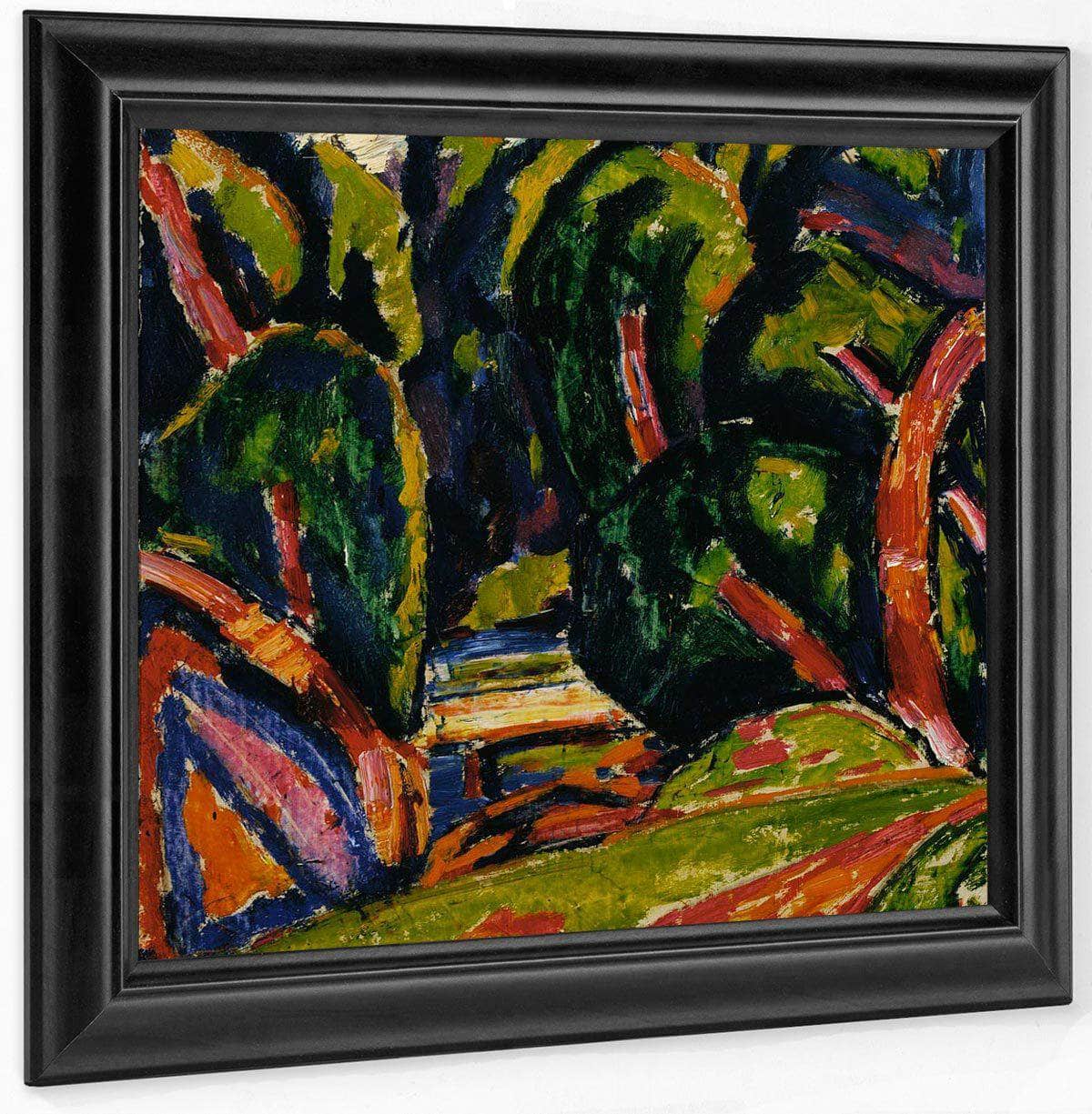Red Tree By Marsden Hartley Fine Art Print