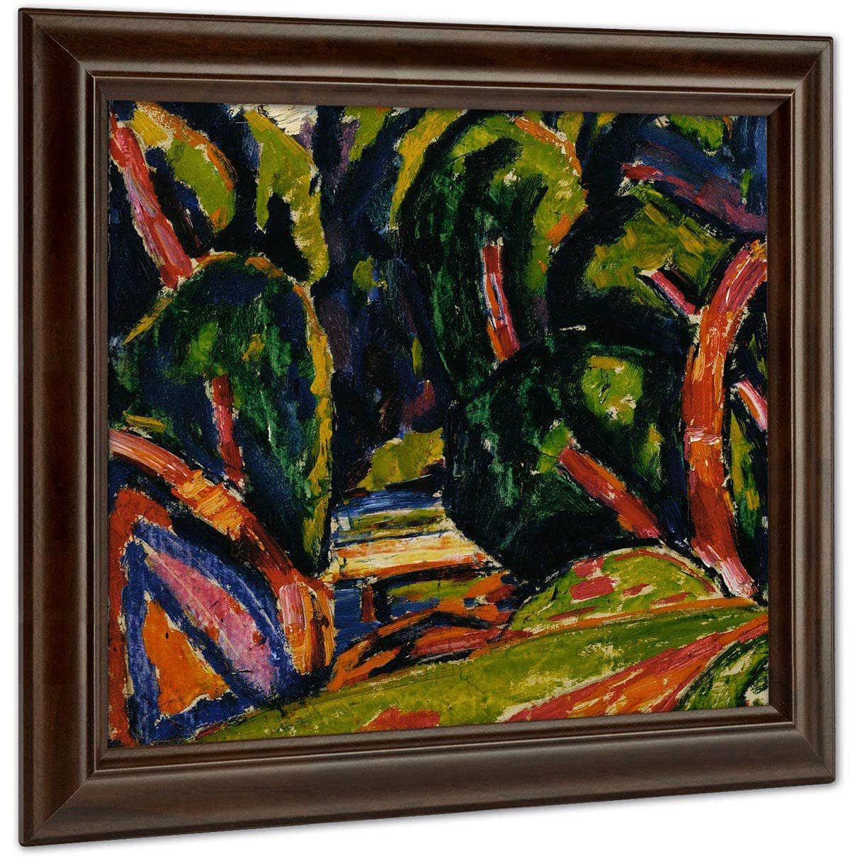 Red Tree By Marsden Hartley Fine Art Print