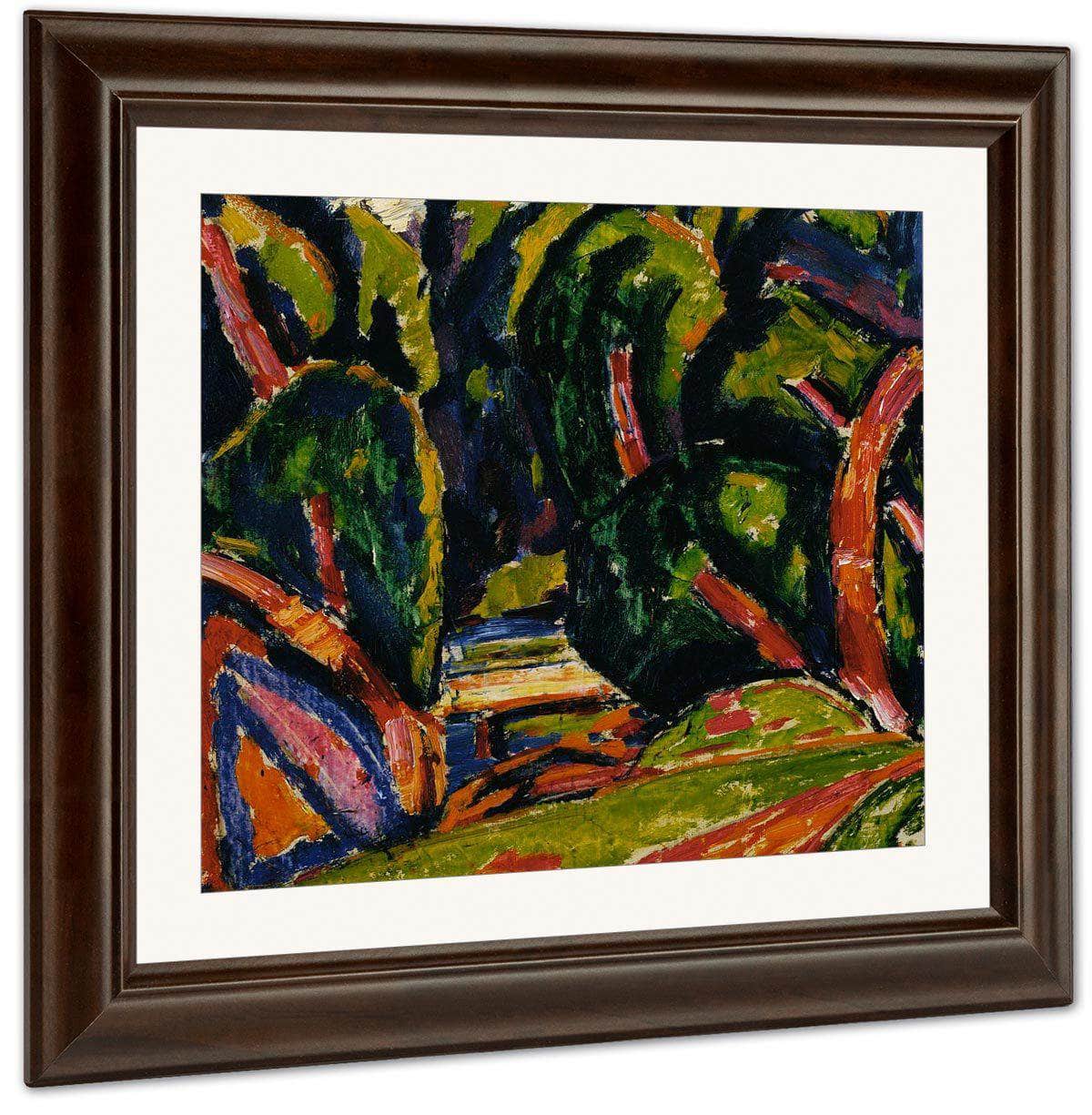 Red Tree By Marsden Hartley Fine Art Print