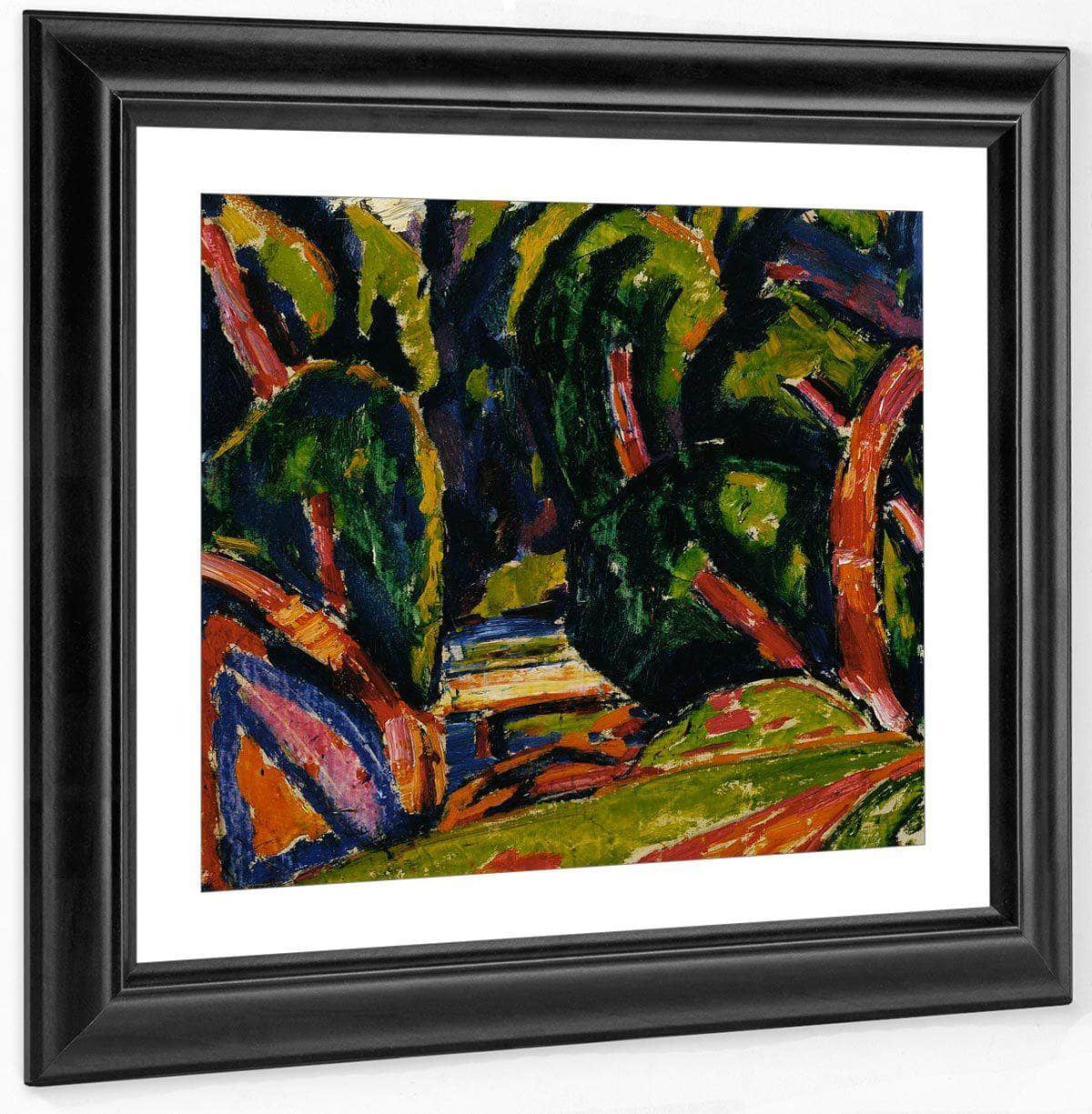 Red Tree By Marsden Hartley Fine Art Print