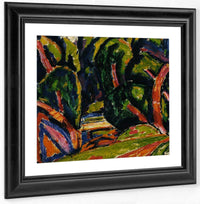 Red Tree By Marsden Hartley Fine Art Print