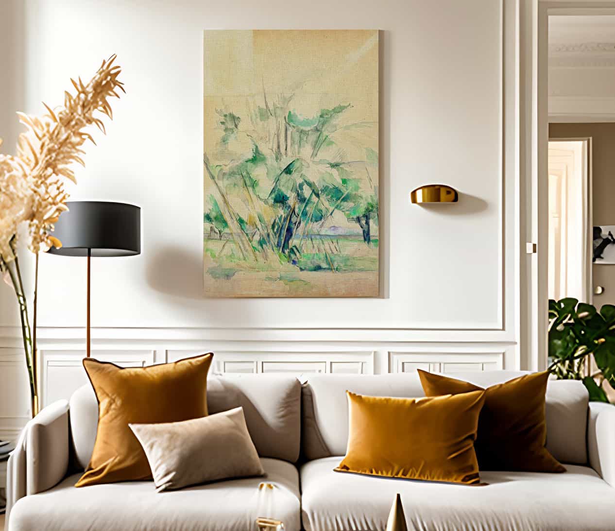 Reeds At Jas De Bouffan By Cezanne Paul Fine Art Print