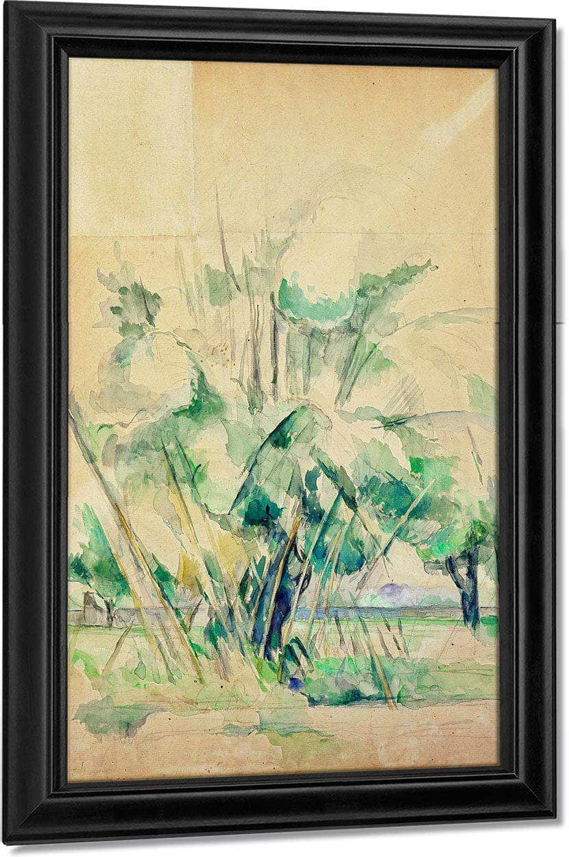 Reeds At Jas De Bouffan By Cezanne Paul Fine Art Print