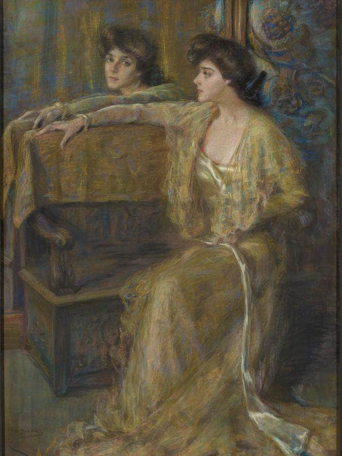 Reflected Grace By Alice Pike Barney Fine Art Print