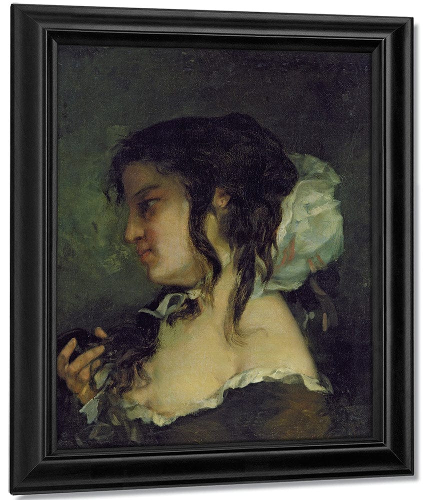 Reflection By Jean Desire Gustave Courbet Fine Art Print