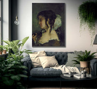 Reflection By Jean Desire Gustave Courbet Fine Art Print