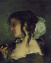 Reflection By Jean Desire Gustave Courbet Fine Art Print