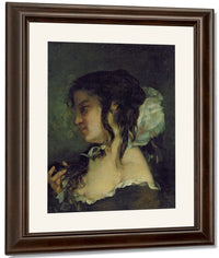 Reflection By Jean Desire Gustave Courbet Fine Art Print