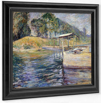 Reflections By John Henry Twachtman Fine Art Print