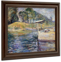 Reflections By John Henry Twachtman Fine Art Print