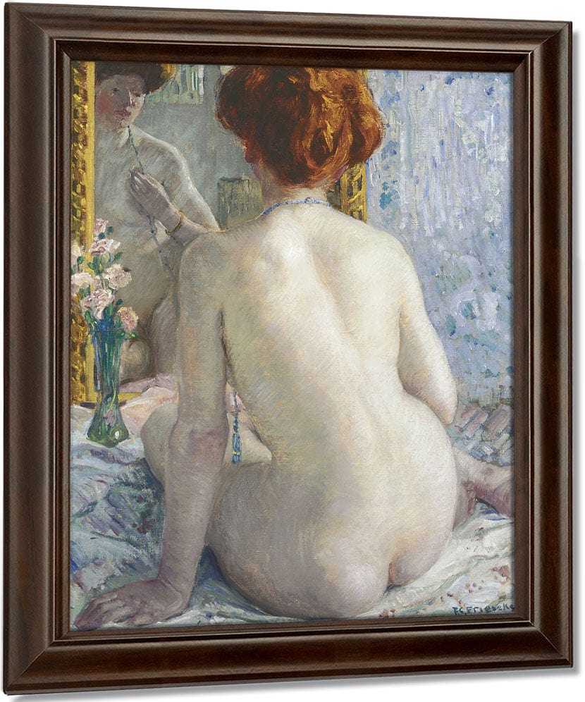 Reflections (Marcelle) By Frederick Carl Frieseke Fine Art Print