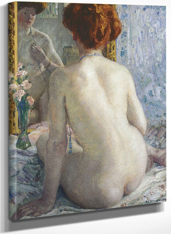 Reflections (Marcelle) By Frederick Carl Frieseke Fine Art Print