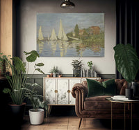 Regatta At Argenteuil 1 By Claude Monet Fine Art Print