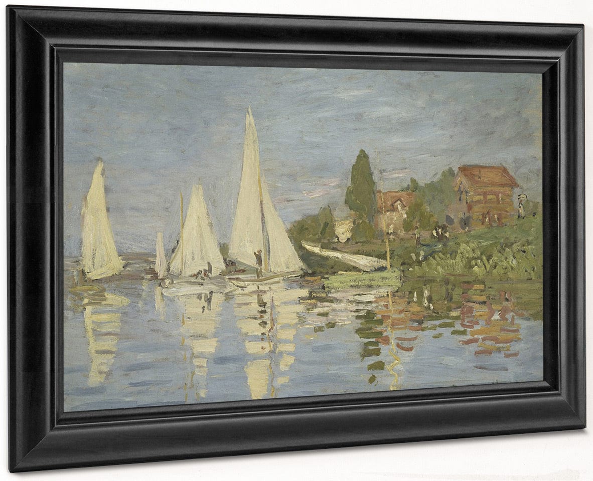 Regatta At Argenteuil By Claude Monet Fine Art Print