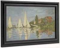 Regatta At Argenteuil By Claude Monet Fine Art Print