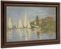 Regatta At Argenteuil By Claude Monet Fine Art Print