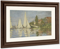 Regatta At Argenteuil By Claude Monet Fine Art Print