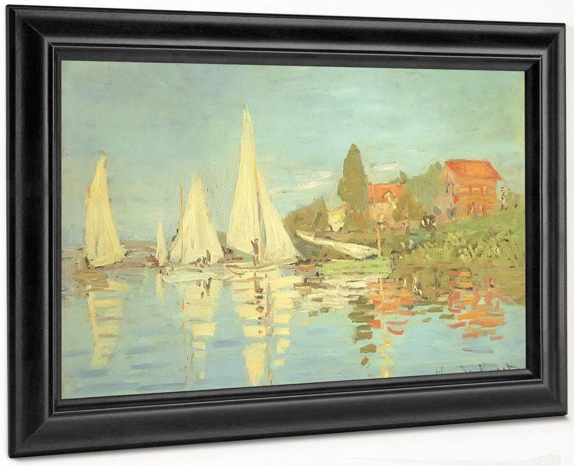 Regatta At Argenteuil By Claude Monet Fine Art Print
