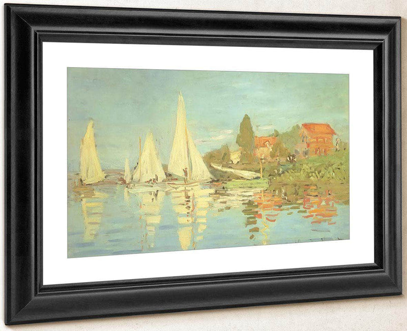 Regatta At Argenteuil By Claude Monet Fine Art Print