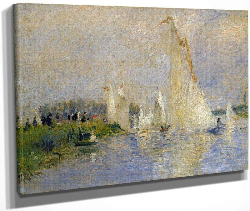 Regatta At Argenteuil By Pierre August Renoir Fine Art Print