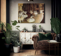 Rehearsal Of A Ballet On Stage By Edgar Degas Fine Art Print