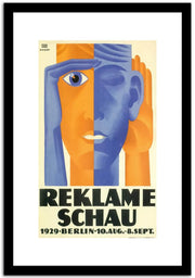 Reklame Schau  Vintage Poster Fine Art Print
