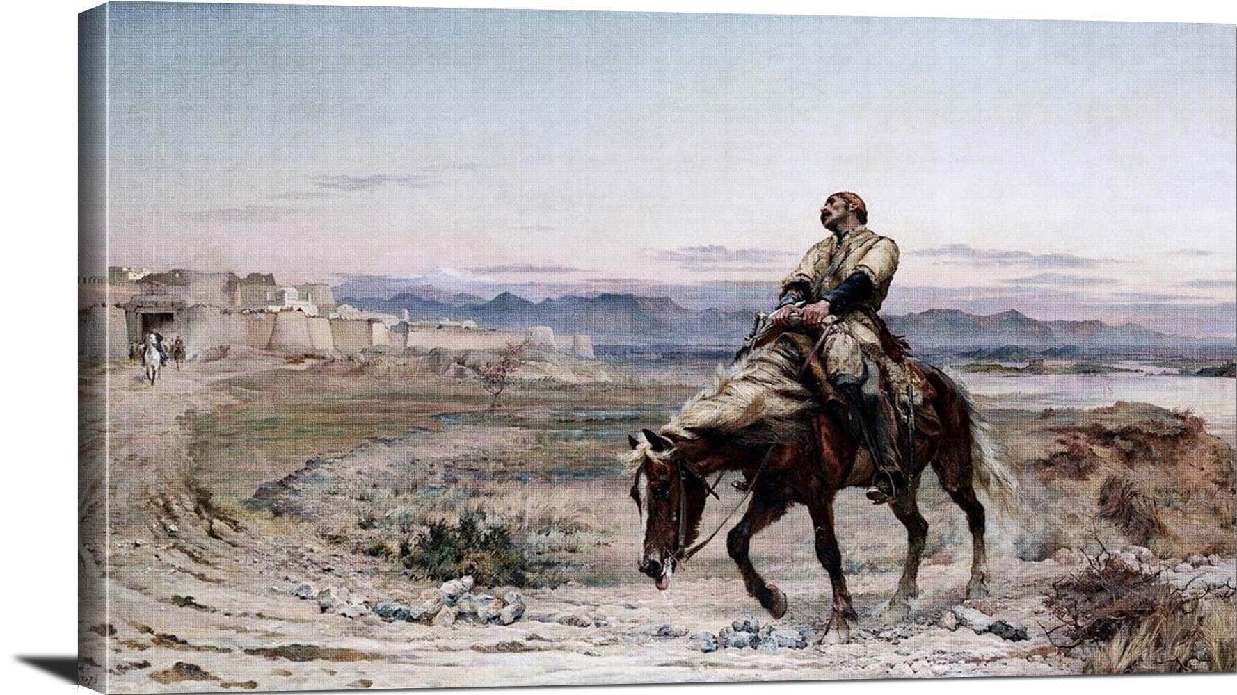 Remnants Of An Army Painting Elizabeth Thompson Canvas Art Fine Art Print