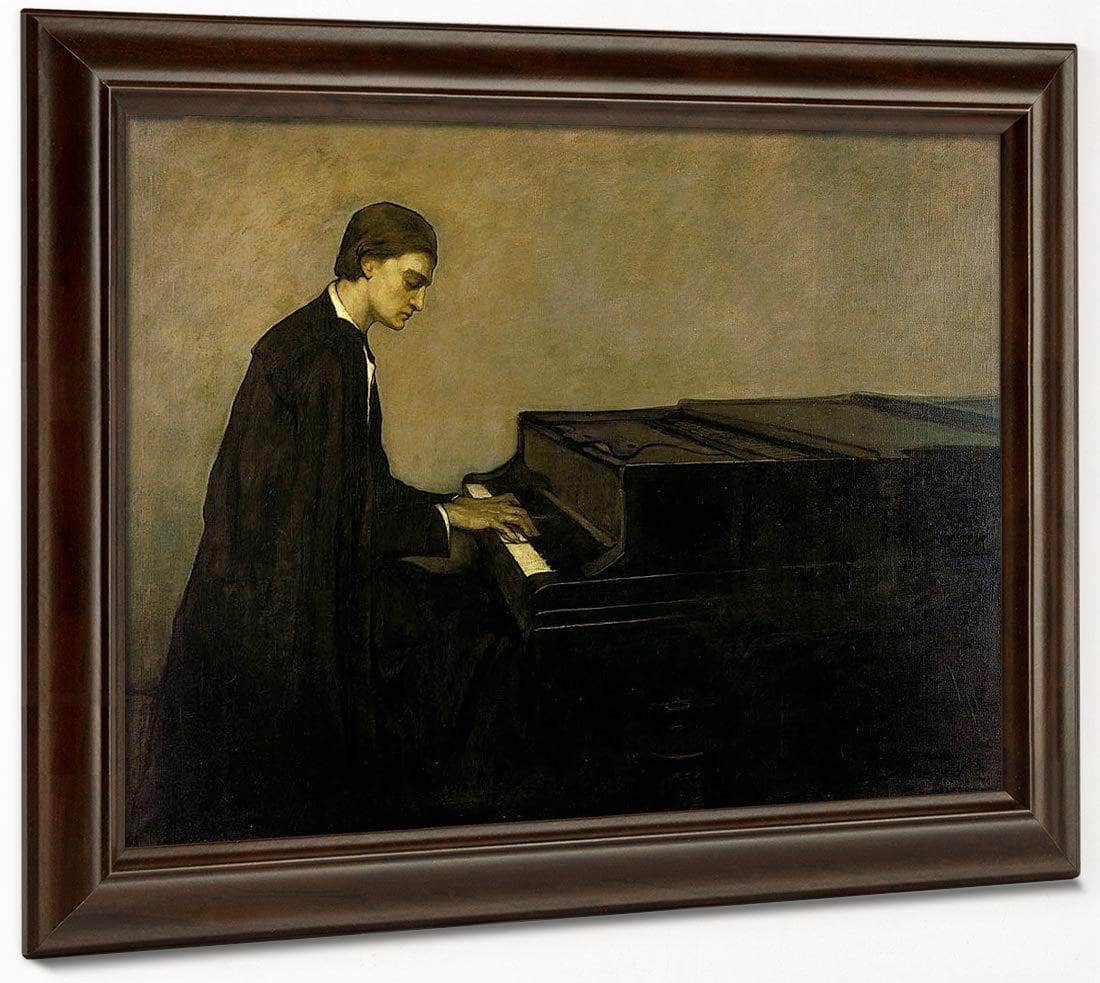 Renata Borgatti Au Piano 1920 By Romaine Brooks Fine Art Print
