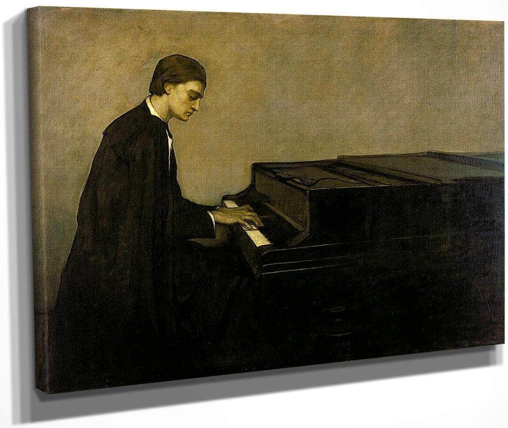 Renata Borgatti Au Piano 1920 By Romaine Brooks Fine Art Print