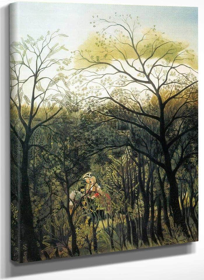 Rendezvous In The Forest 1889 By Henri Rousseau Fine Art Print