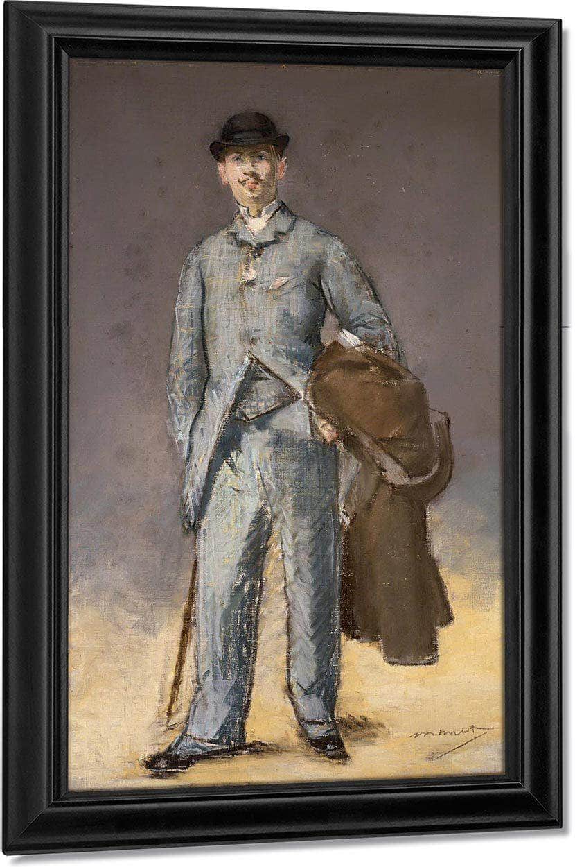 Rene Maizeroy By Manet Edouard Fine Art Print