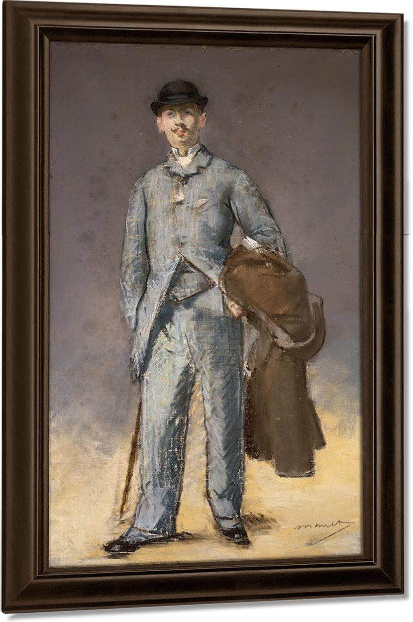 Rene Maizeroy By Manet Edouard Fine Art Print