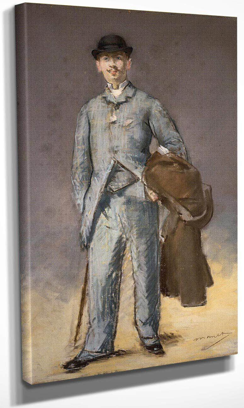 Rene Maizeroy By Manet Edouard Fine Art Print