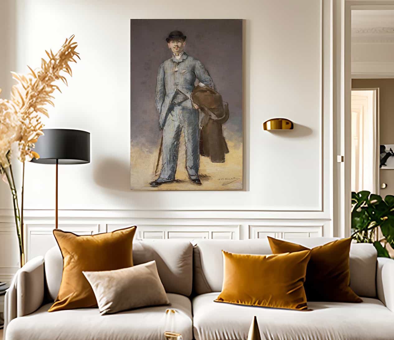 Rene Maizeroy By Manet Edouard Fine Art Print