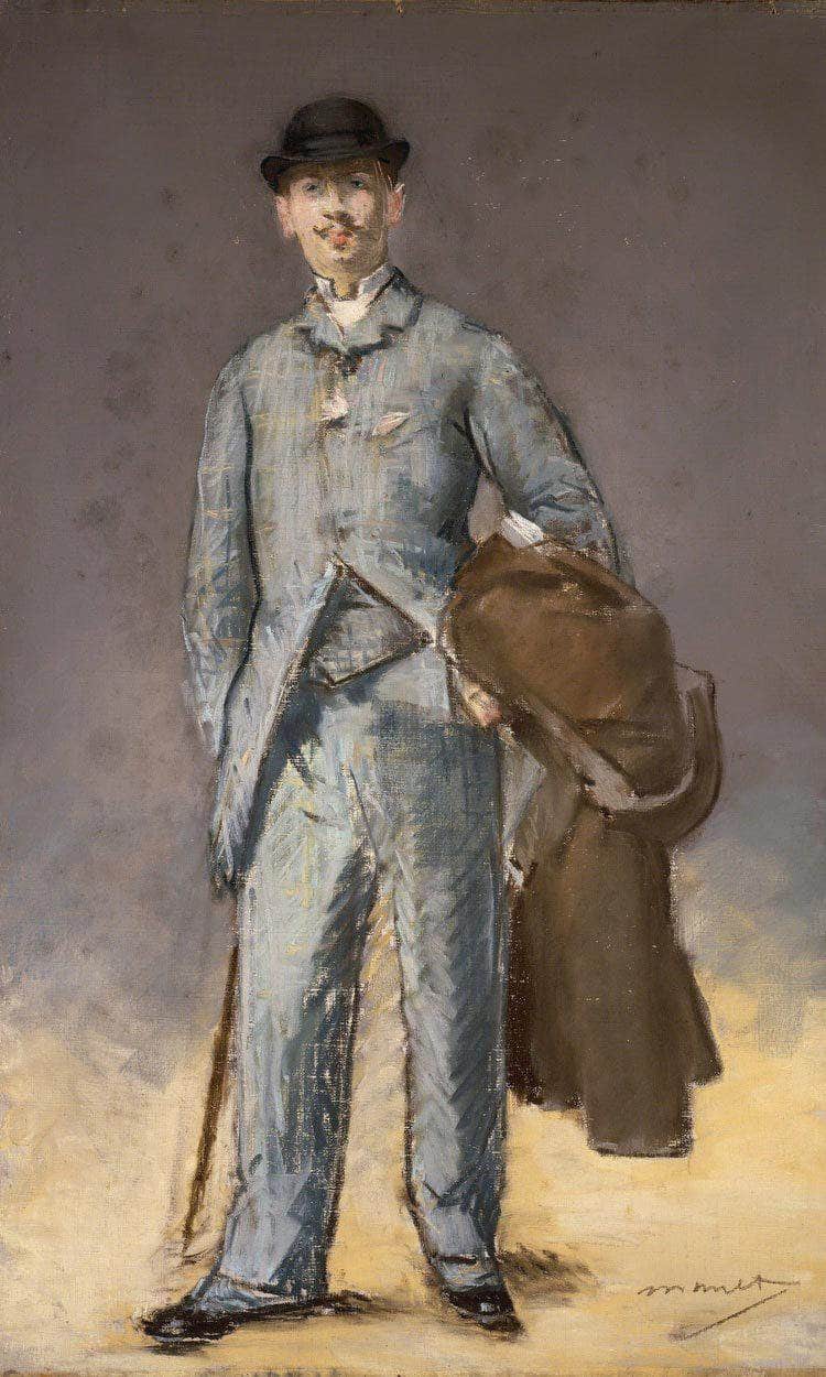 Rene Maizeroy By Manet Edouard Fine Art Print