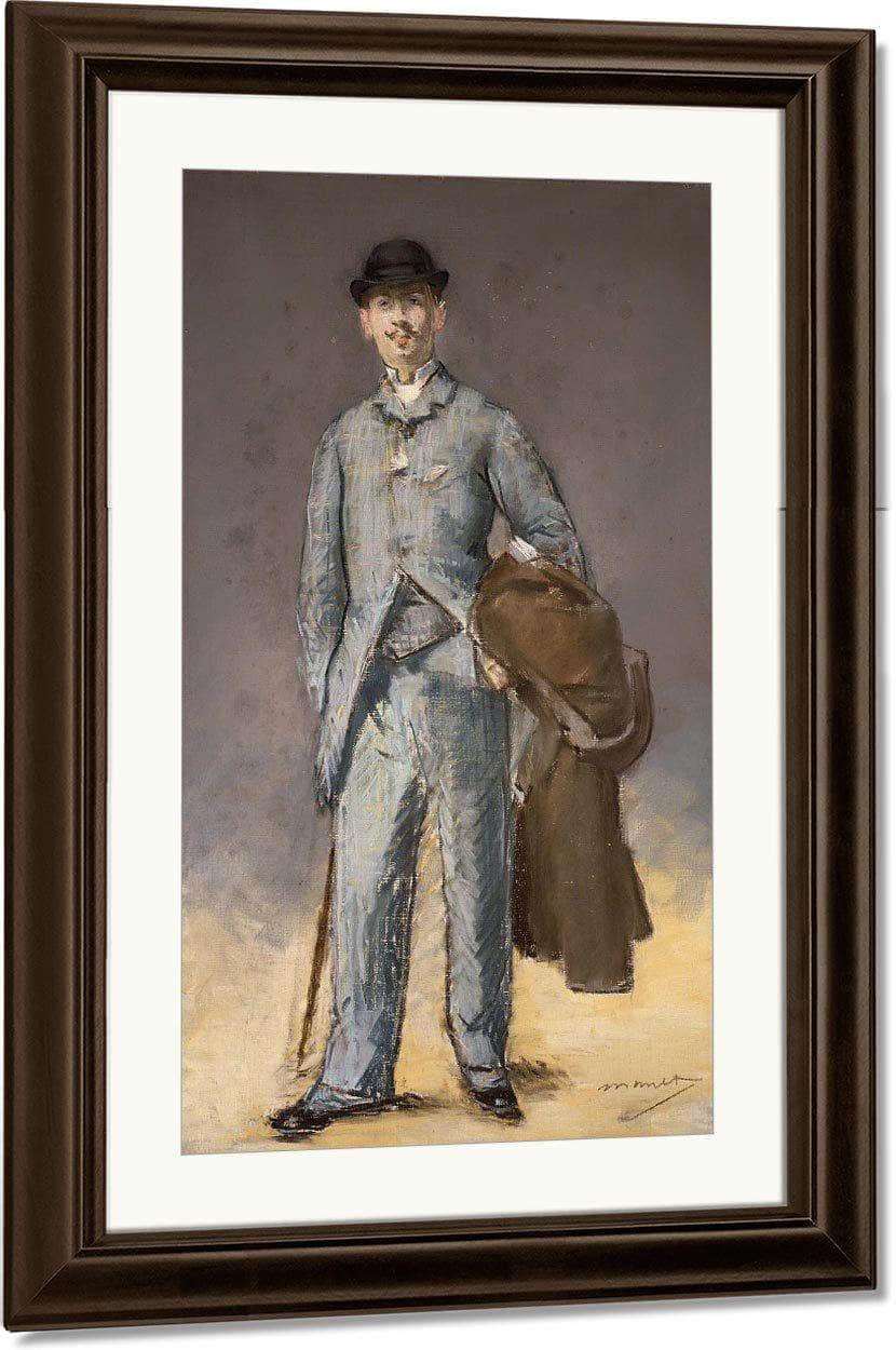 Rene Maizeroy By Manet Edouard Fine Art Print