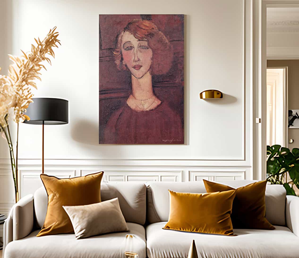 Renee By Amedeo Modigliani Fine Art Print