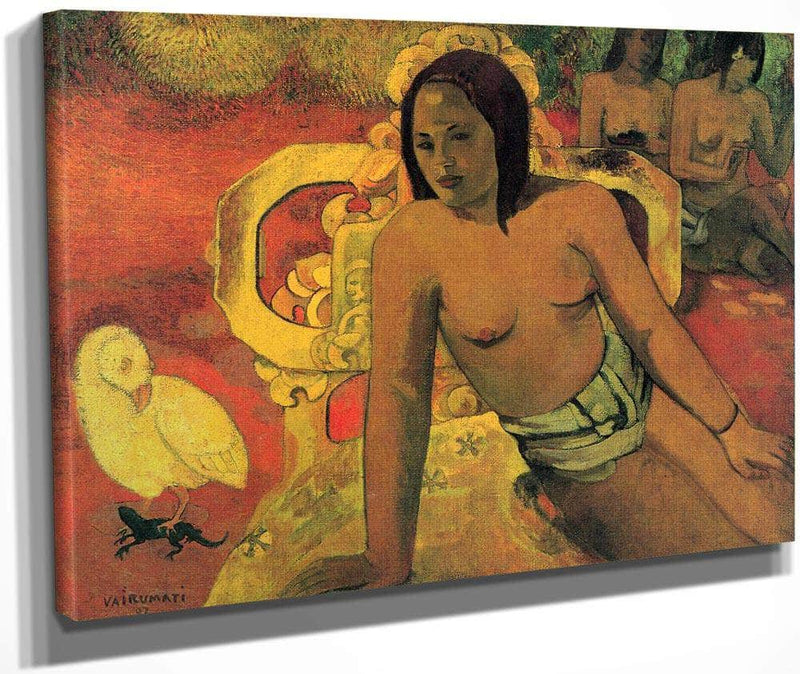 Reo Tahiti Vairaumati 1897 By Paul Gauguin Fine Art Print