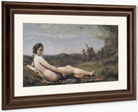 Repose By Jean Baptiste Camille Corot Fine Art Print