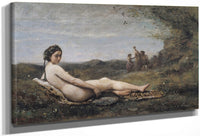 Repose By Jean Baptiste Camille Corot Fine Art Print