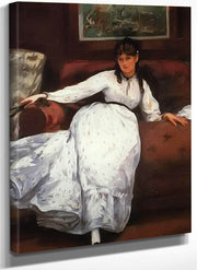 Repose Portrait Of Berthe Morisot By Edouard Manet Fine Art Print