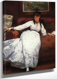Repose Portrait Of Berthe Morisot By Edouard Manet Fine Art Print