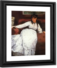 Repose Portrait Of Berthe Morisot By Edouard Manet Fine Art Print