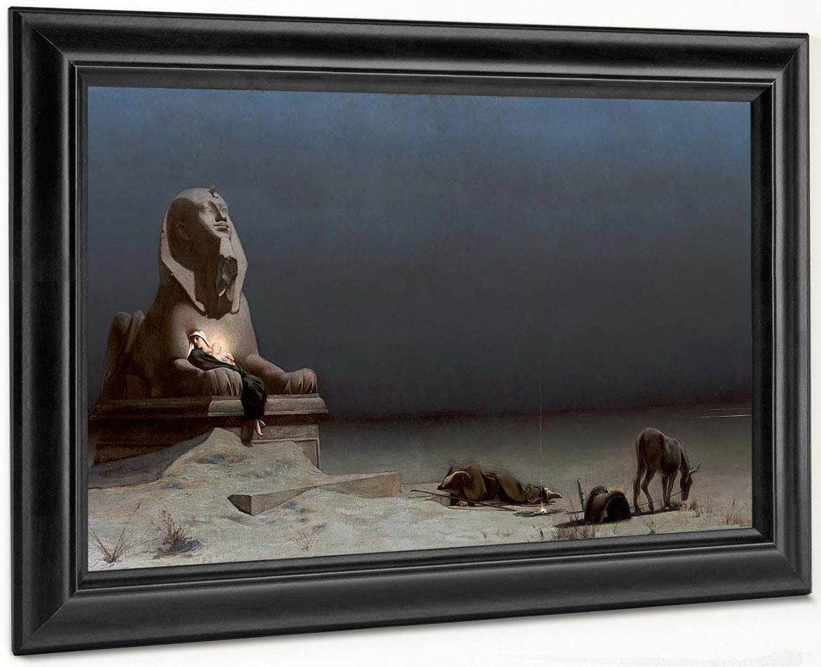 Rest On The Flight Into Egypt By Luc Olivier Merson Fine Art Print