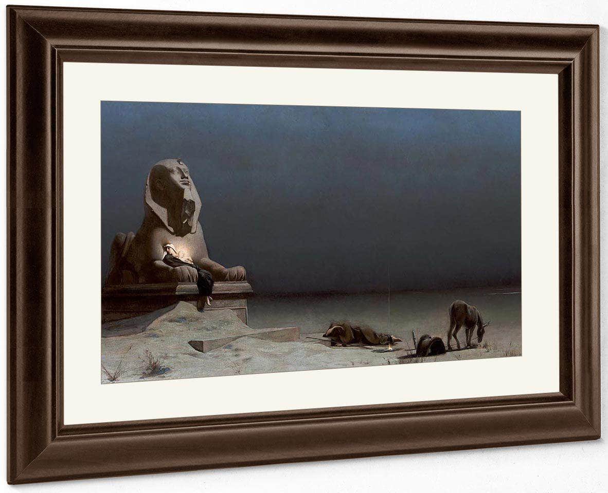 Rest On The Flight Into Egypt By Luc Olivier Merson Fine Art Print