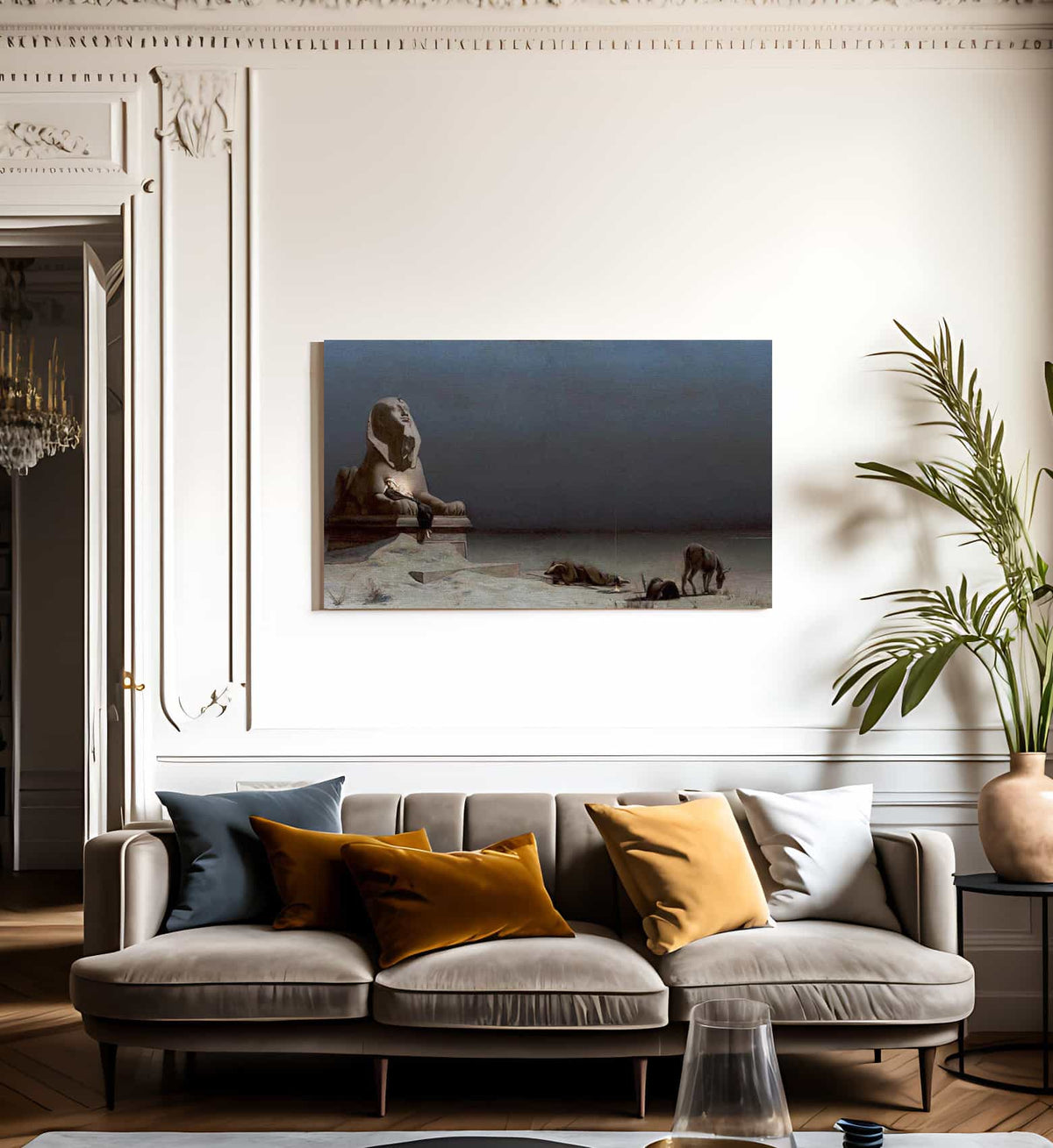 Rest On The Flight Into Egypt By Luc Olivier Merson Fine Art Print