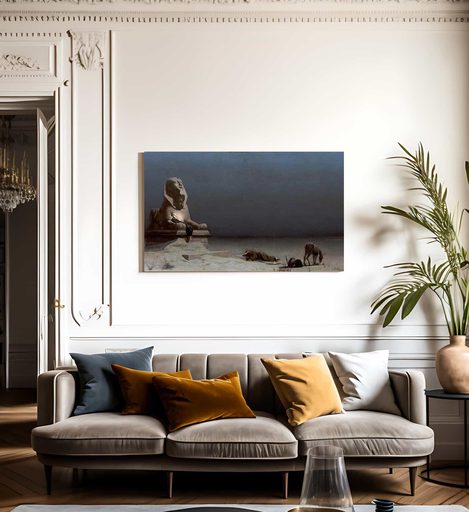 Rest On The Flight Into Egypt By Luc Olivier Merson Fine Art Print