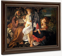 Rest On The Flight To Egypt By Caravaggio Fine Art Print