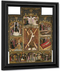 Retaule De Sant Vicenc By Bernat Martorell Fine Art Print