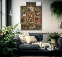 Retaule De Sant Vicenc By Bernat Martorell Fine Art Print